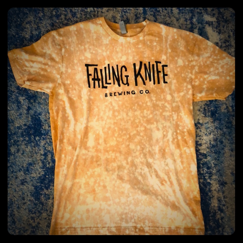 Custom Bleach Dye Brewery Shirt